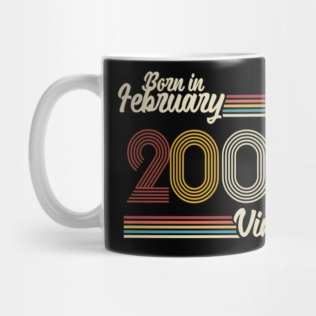 Vintage Born in February 2002 by Jokowow